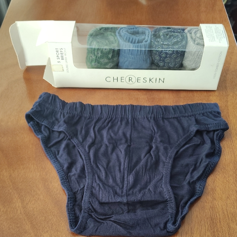  5 Pack VTG Chereskin Sport Briefs Mens Size S